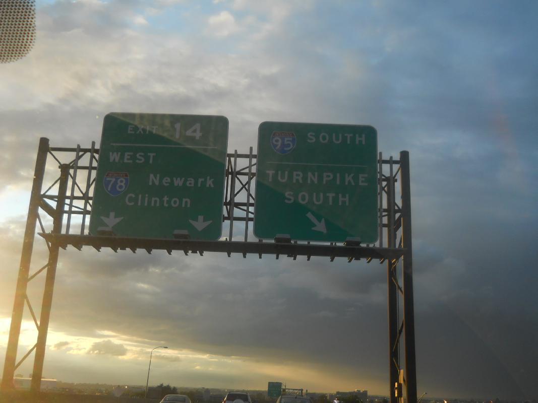 New Jersey - Looking back end of the day