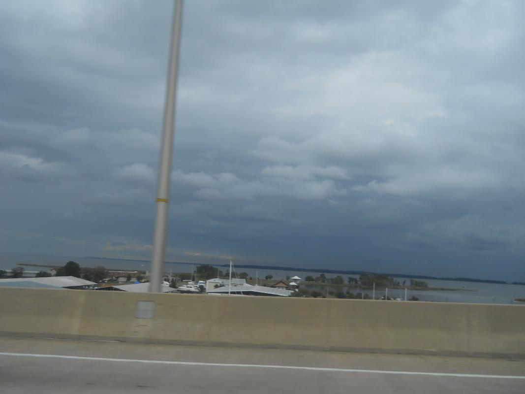 Maryland approaching Chespeake Bay Bridge