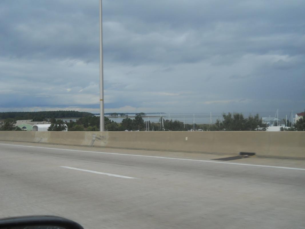 Maryland approaching Chespeake Bay Bridge