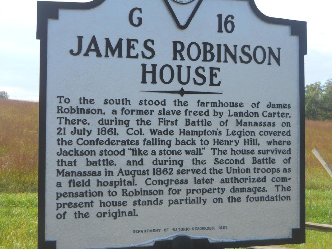 Virginia - 1st and 2nd Manassas or Bull Run