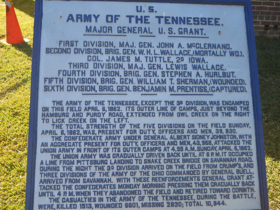 Tennessee - The Battle of Shiloh