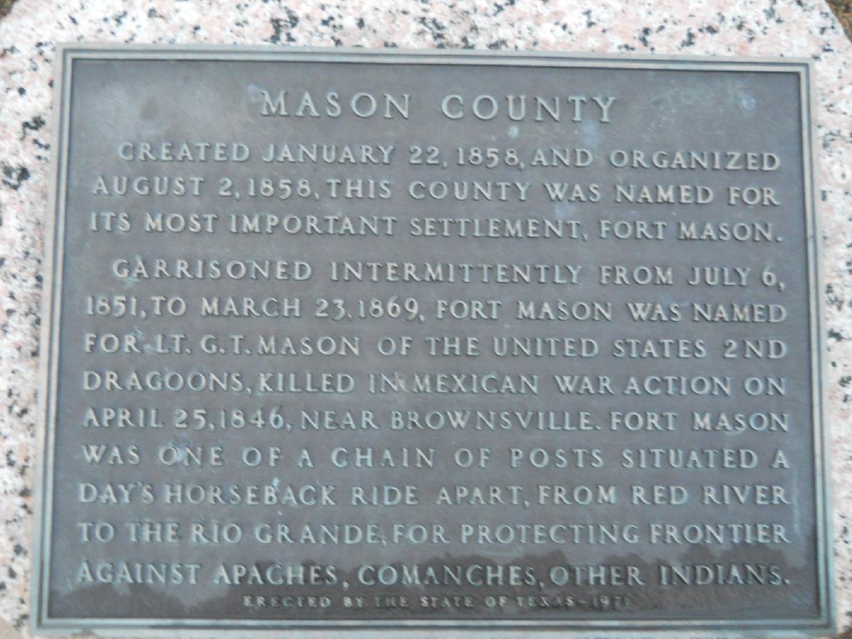 Texas - Mason County