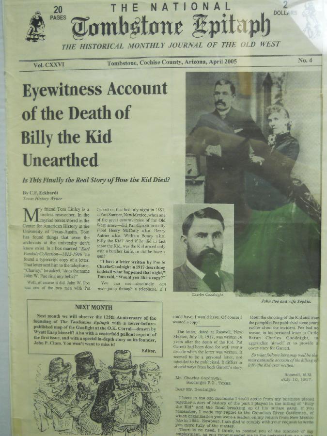 New Mexico - Ft. Sumner - Billy the Kid Museum