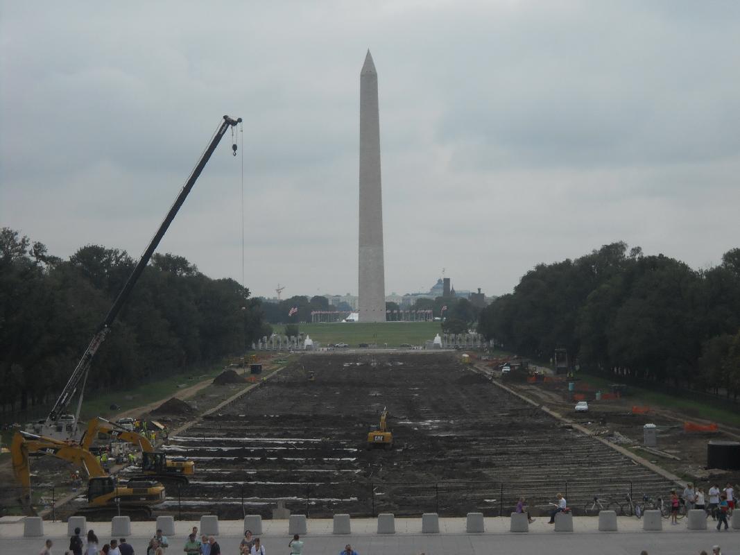The Reflecting Pool from the Lincoln Memorial