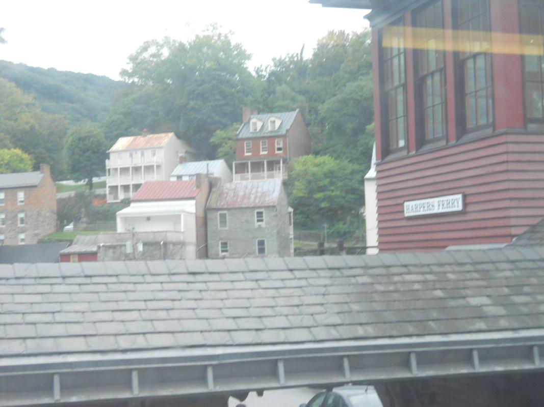 Harper's Ferry Station from the train