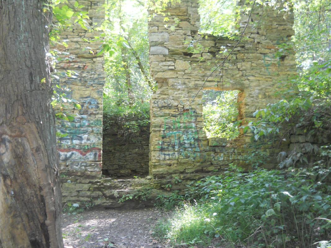 An old brick factory along the Potomac