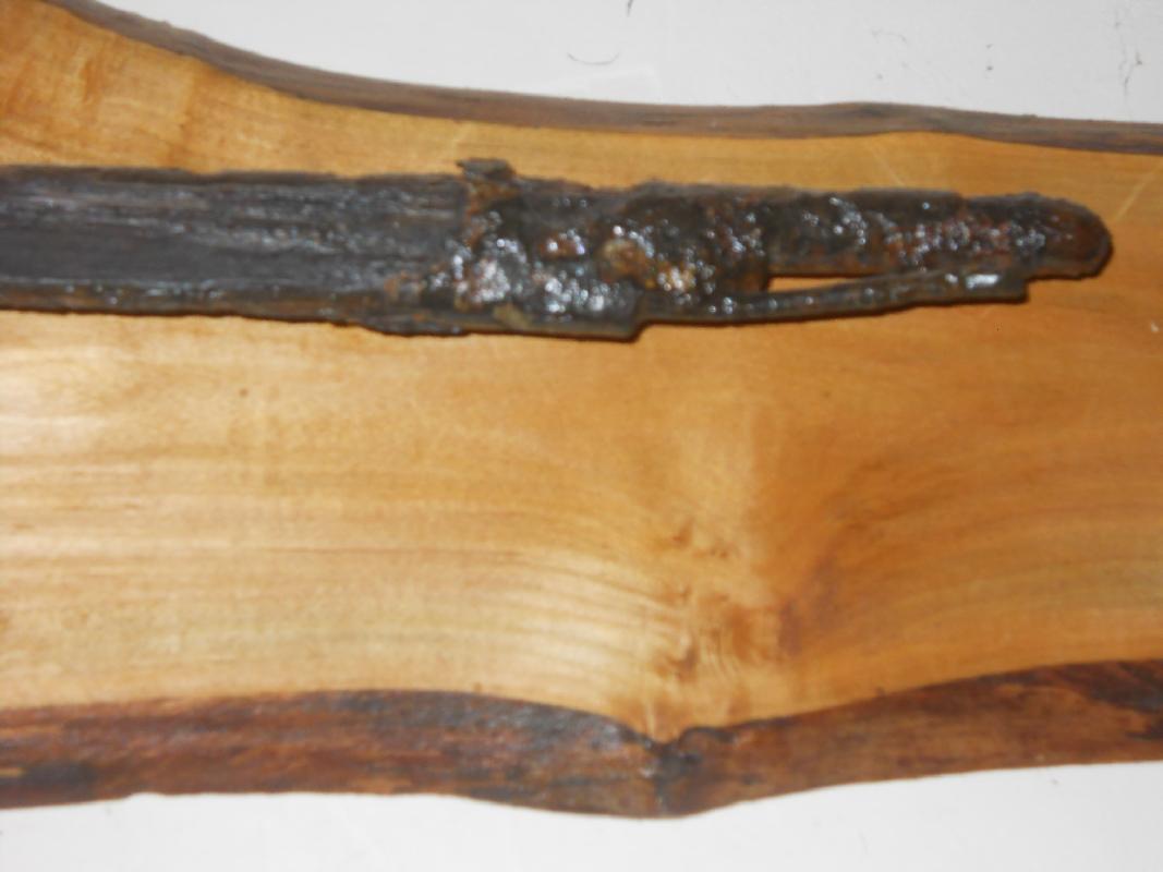 A musket found in the river