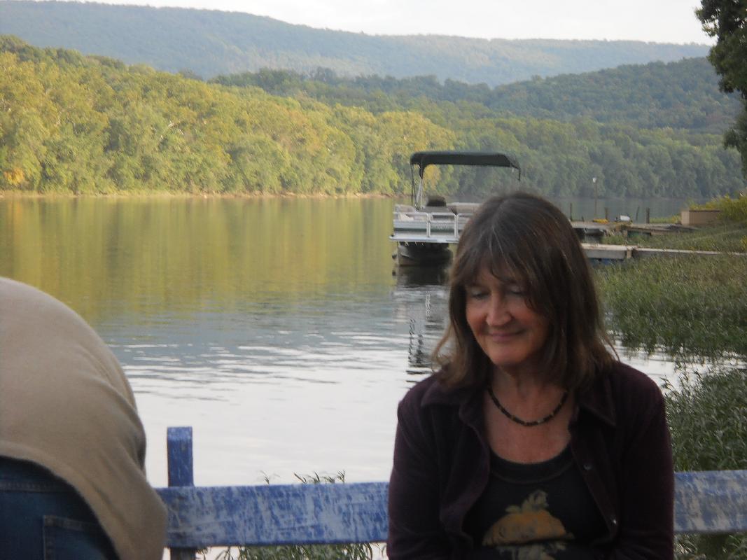 Upstream from the confluence of the Shenendoah and Potomac Rivers at Harper's Ferry