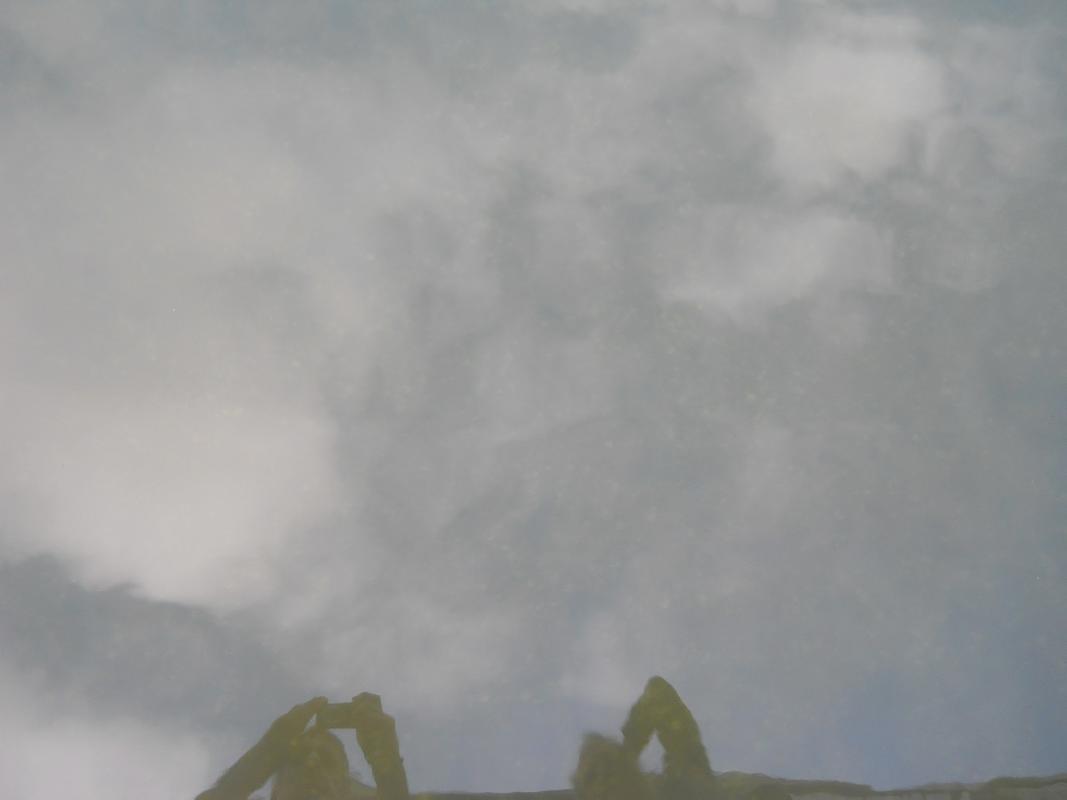 Looking over the side - about 5 feet deep