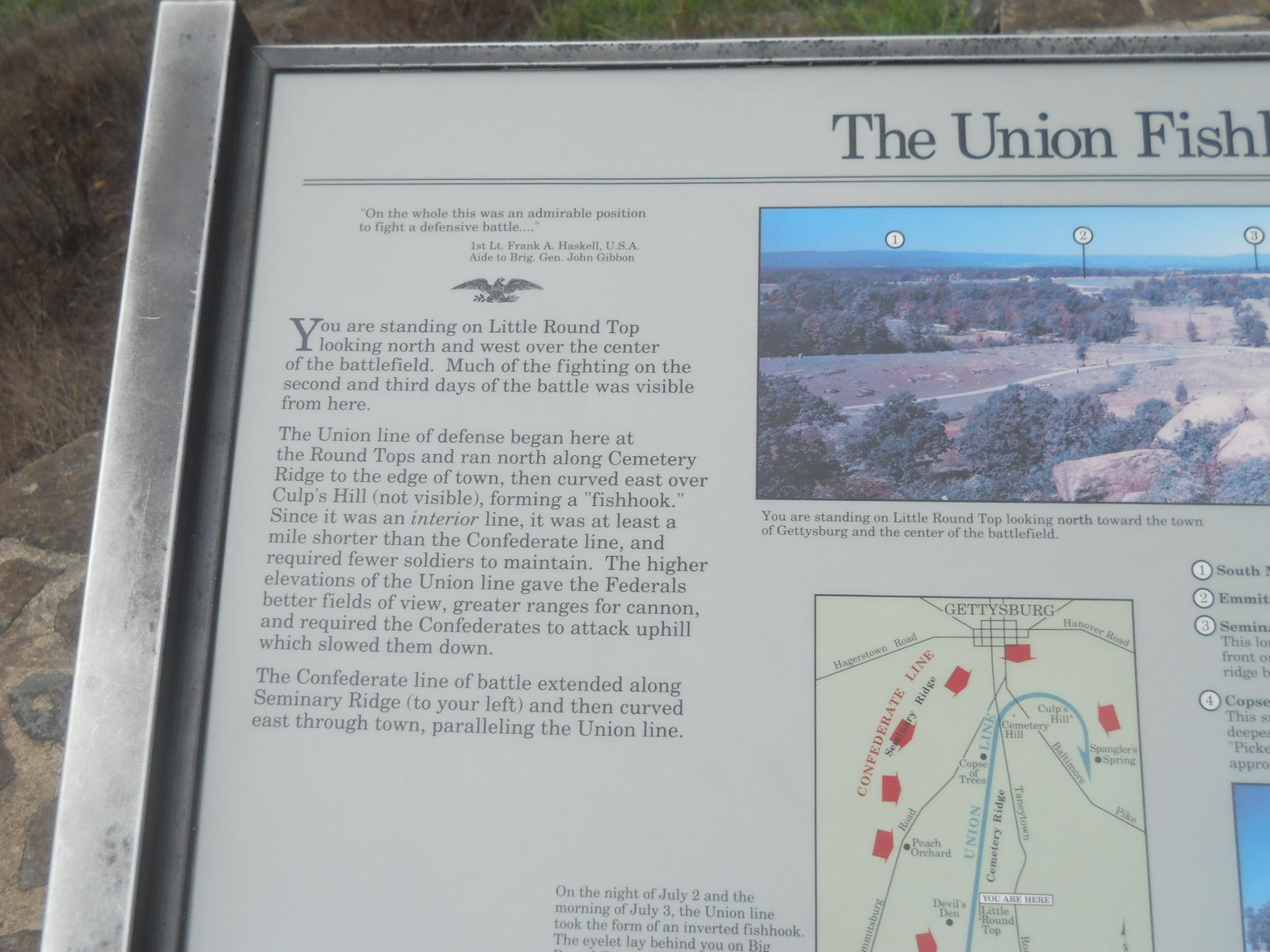 At Little Round Top 
