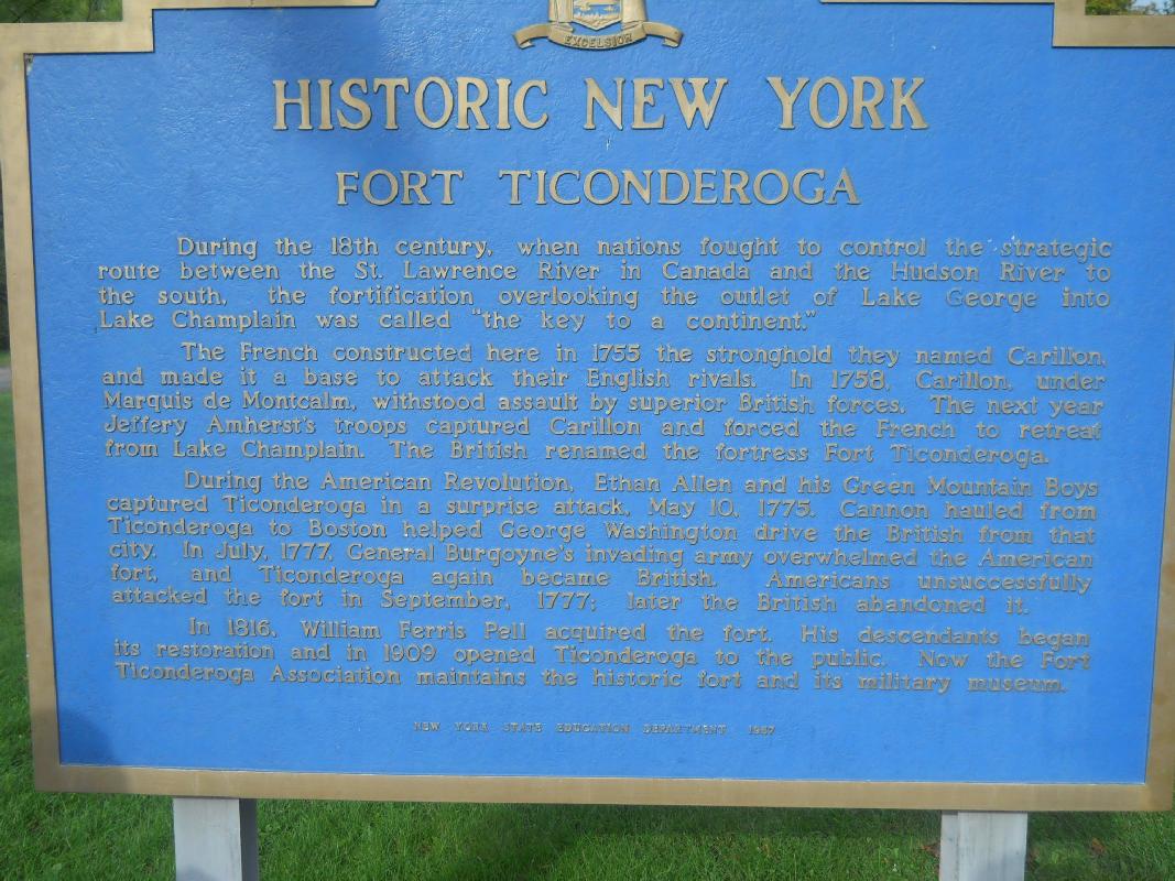 Ft. Ticonderoga, NY