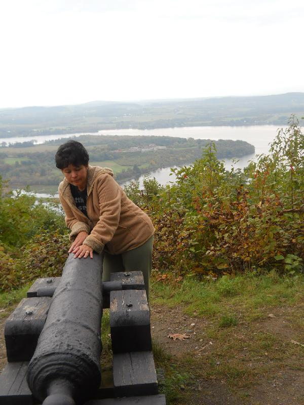 Mt. Defiance above the Fort where the British cannoned hell out of them