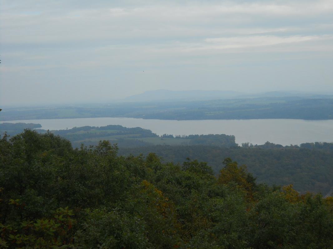 Mt. Defiance above the Fort where the British cannoned hell out of them